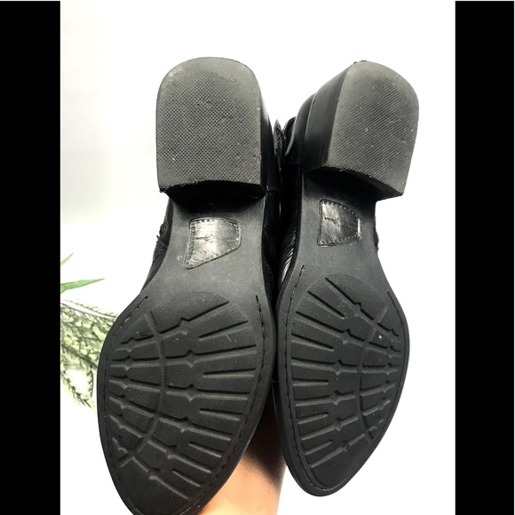 Born Crown Shoes Born Crown Lira Tall Black Riding Boots